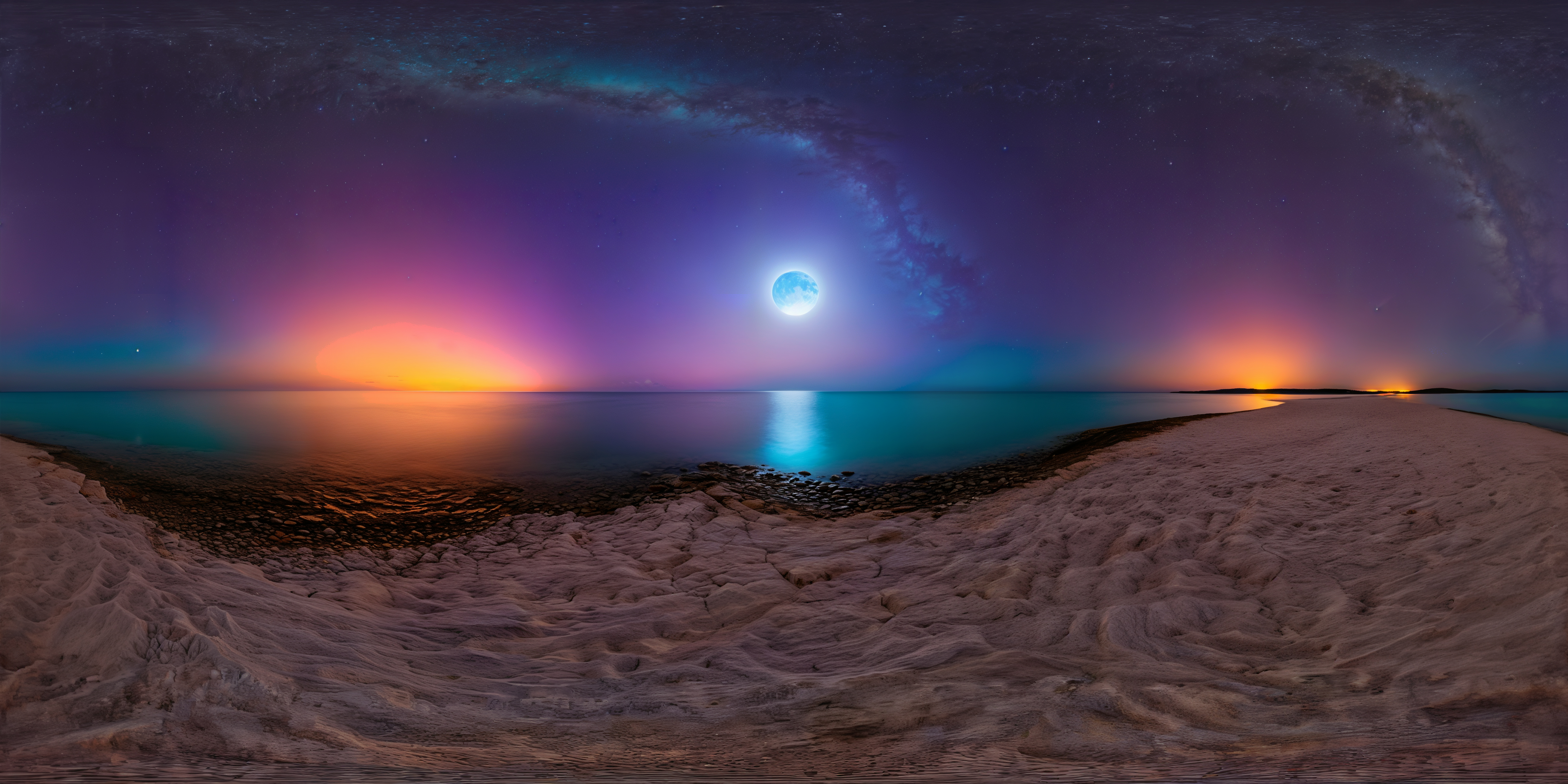 Alien Twin-Moon Coast