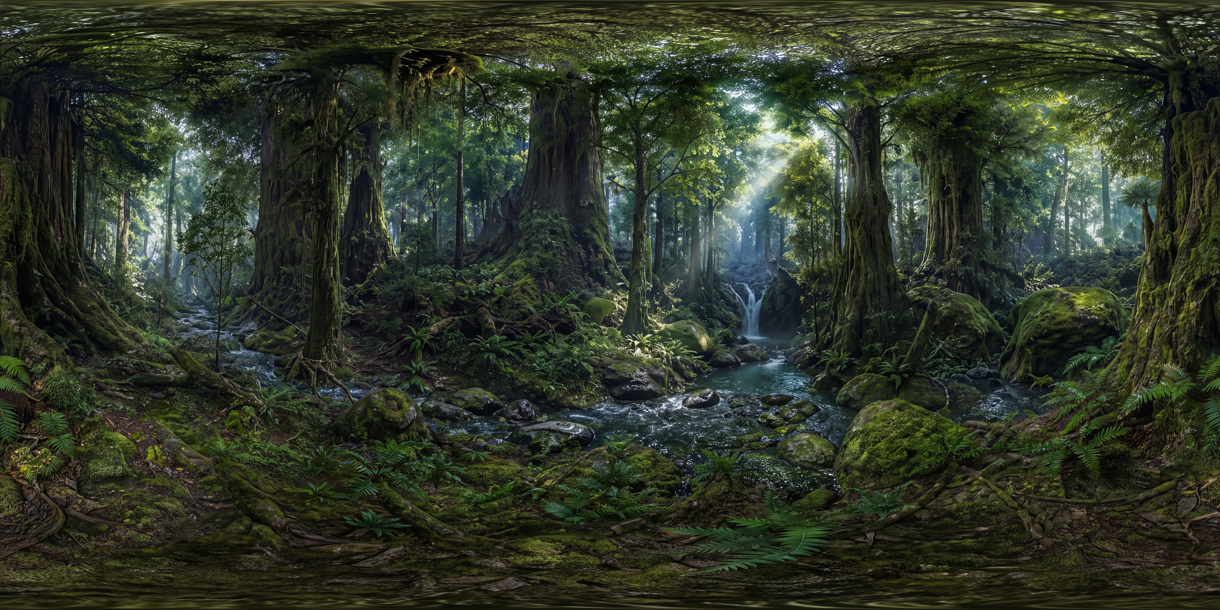 The Cool Old-Growth Forest Sunlight Can't Reach (12K)